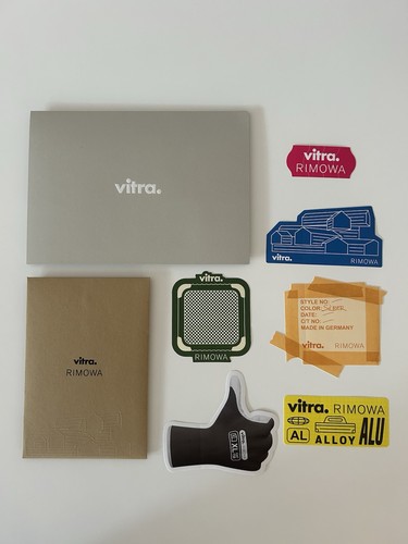 Rimowa vitra sticker - x, set