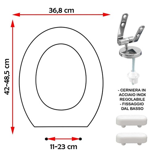 Sedile copriwater compatible - sedile,