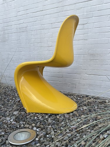 Sedia panton gialla - sedia,